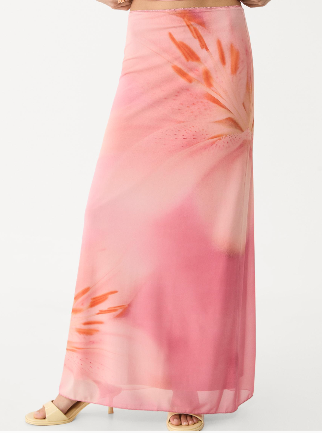 Peach Floral Set