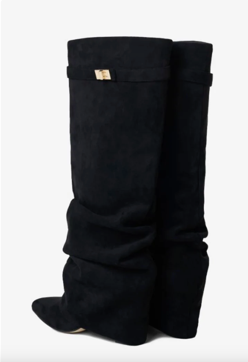 Black Vienna Slouchy Suede Boots