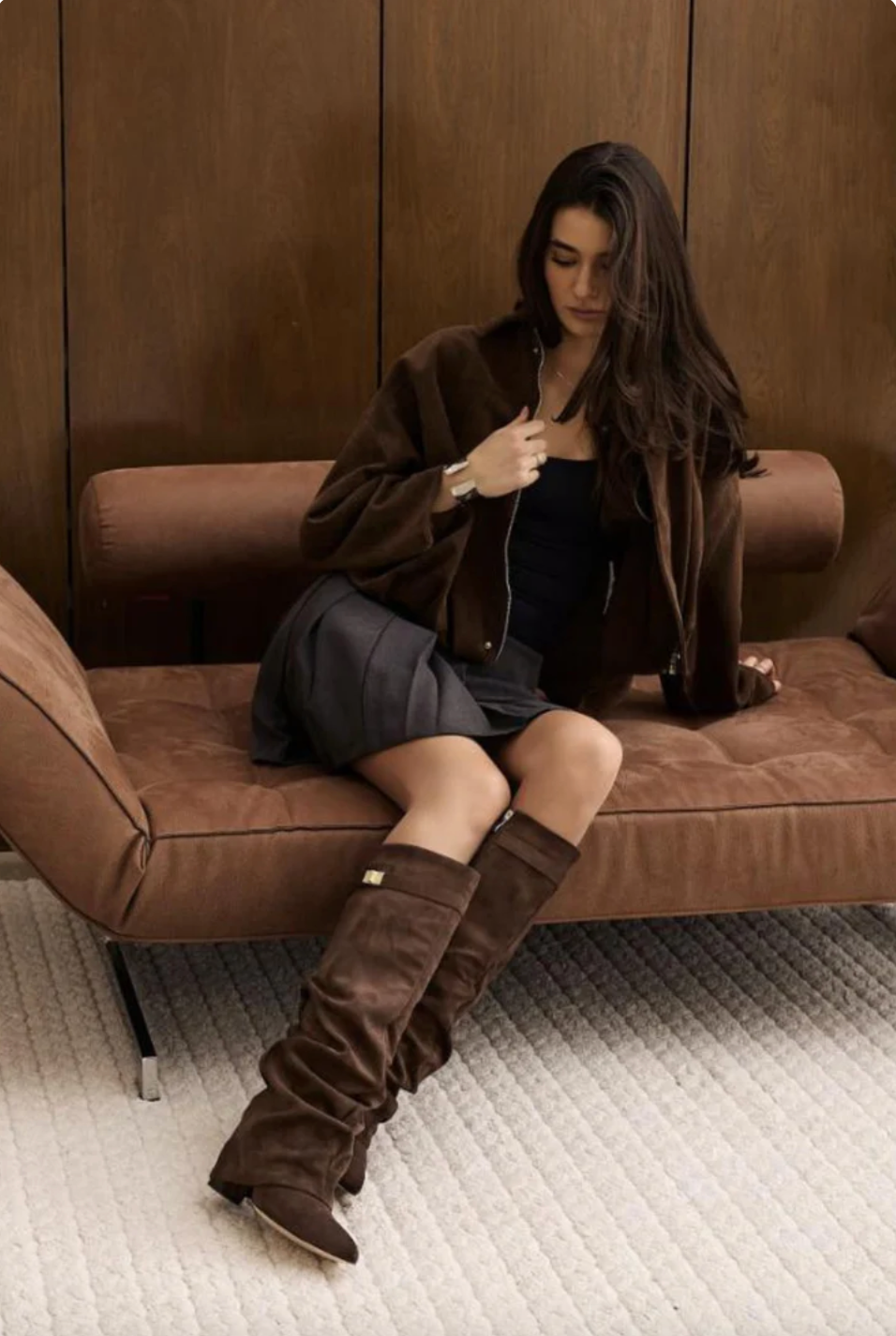 Espresso Vienna Slouchy Suede Boots