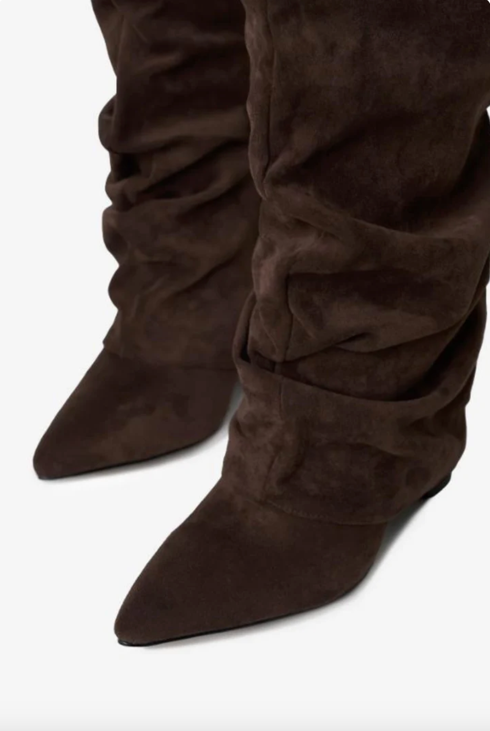 Espresso Vienna Slouchy Suede Boots